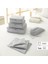 Home Textile 7'li Yıkanabilir Gri Renk Paraşüt Kumaş Bavul Içi Düzenleyici Set 3
