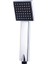 Tepe Duş Başlığı ve El Duşu Krom Duş Başlığı Siyah Renk Banyo Seti 2