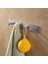 Paslanmaz Çelik 4 Topuzlu Bornoz Askısı Havluluk - Banyo Askısı - Inox - Kendinden Yapışmalı 3