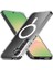 Samsung Galaxy A56 Için Şeffaf Kılıf Magsafe Aksesuarları ile Uyumlu Arkası Sert Pc Köşeleri Darbe Emici Silikon A56 Için Kılıf Sararmaya Dayanıklı Kalın Koruyucu Güçlü Manyetikli A56 Kılıf 1