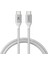 100W 5A Pd Type-C To Type-C Hızlı Şarj ve Data Kablosu Beyaz 1 Metre 1