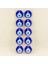 Vitrini Nazar Boncuğu Sticker 10 Adet 2.8 cm x 2.9 cm 1