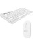 2in1 Yuvarlak Tuşlu Bluetooth Kablosuz Klavye 800-1200-1600 Dpı Bluetooth Kablosuz Mouse AL4812 (Pembe) 3