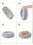 Kabarık Köpek Yatağı, Kedi Yatağı, Çörek Yastığı, Yıkanabilir, Çıkarılabilir Orta Dolgulu, Uzun Peluş, 60 cm Çap, Ombre Gri PGW038G01 4