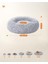 Kabarık Köpek Yatağı, Kedi Yatağı, Çörek Yastığı, Yıkanabilir, Çıkarılabilir Orta Dolgulu, Uzun Peluş, 60 cm Çap, Ombre Gri PGW038G01 5