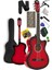 CG-395RD Kırmızı Renk Kesik Klasik Gitar 4/4 Yetişkin Boy Sap Ayarlı Full Set 1