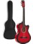 CG-395RD Kırmızı Renk Kesik Klasik Gitar 4/4 Yetişkin Boy Sap Ayarlı Full Set 3