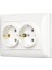 Visage Beyaz Ikili Topraklı Priz 2