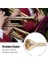 12.7mm 5g Trombon Ağızlık Euphonium Ağız Parçası Küçük Şaft Gümüş Kaplama Pirinç Ağızlık Tenor Trombon Için Premium Ses Kalitesi Hafif Tasarım (Gold) 3