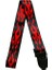 SR-11RD Gitar Omuz Askısı Siyah-Kırmızı Renk Desenli Uzunluk 90-143 cm 2