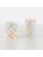 Meri - Spring Plaid Cups - Bahar Yeri Bardaklar - 8'li 3