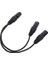 Splitter Kablosu 3 Pin Dişi - Erkek Yama Kablo Dengeli Mikrofon Splitter Kablosu - Mikrofon Uyumluluğu - Mixboard Uyarlanabilir 5
