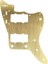 13 Delikli P Bas Pickguard, Hassas Bas Için Montaj Vidalı Kazıma Plakası, Jazzmaster Gitarlar Için Saf Alüminyum Folyo Koruma (Gold) 1