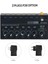 Mini Ses Mikseri Alt Karıştırma Için Stereo Hat Mikseri Gitarlar Için Ultra Düşük Gürültülü 6-Kanal Bas Klavyeler Veya Sahne Mikseri Uzantısı 2