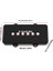 Easiyl 2 Adet 51,3 mm Pikap Kapakları Fender Jazzmaster Gitarlar ile Uyumlu, Siyah 4