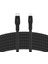Boostcharge Pro Flex Örgülü USB Tip C - Lightning Kablosu (3M/10FT), Mfi Sertifikalı 20W Hızlı Şarj Pd Güç Dağıtımı - Siyah 1
