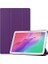 Honor ile Uyumlu Pad X8 Zore Smart Cover Standlı 1-1 Kılıf Mor 2