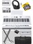PS4000WH-SET Tuş Hassasiyetli 61 Tuşlu Org Bluetooth USB Midi (Sustain Pedalı Çanta Kulaklık Stand Metod) 1