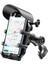 Gidon Bağlantılı Güneş ve Yağmur Korumalı 360° Derece Ayarlanabilir Motosiklet Bisiklet Telefon Tut 1