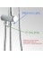 Kolonlu Tepe Duş Seti Robot Duş Yağmurlama Slim Çelik Başlıklar KDS101 2