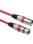 6 Adet 1.5m Xlr Kablo Seti Renkli Mikrofon Kabloları Dmx Sahne Işık Kablosu 3-Pin Erkekten Kadına Karıştırma Spot Işığı Sahne Par Işık Mikrofon Mikser 2