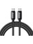 Ca 3681 240W Type C To Type C Şarj Kablosu, Siyah 2 M 1