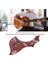 Yapışkanlı Kırmızı Çiçek Akustik Gitar Pickguard, Kazıma Plakası Pvc Halk Koruyucu, 40IN 41IN 42IN Gitar Pick Guard 3