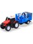 Toys 203734003, Massey Ferguson Taşıyıcı, Sesli ve Işıklı, Serbest Tekerlek, 1 Adet Hayvan Figürü, Hareketli Parçalar 1