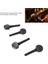 Keman Akorları 4 Adet Keman Tuning Peg Değiştirme, Keman Için Ahşap Tuning Pegs, Taşınabilir Ince Görünüm, Siyah, Model M00588 3
