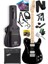 TLX-60BK-25AMP Telecaster Maple Klavye Hh 25W Amfili Elektro Gitar Seti 1