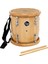 Latin Percussion LP271-WD Tambora Siam Oak 11 Inç, Doğal Kürk, Siyah Naylon Taşıma Kayışı, Akort Anahtarı, Akort Yağı ve Tokmak Dahil 1