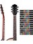 Klavye Notu Yenilikçi Gitar Klavye Not Çıkartmaları Klavye Frets Harita Sticker Acemi Öğrenen Için 1