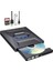 5in1 Harici USB 3.0 ve Type-C Dvd-Rom Dvd-Rw Optik Sürücü, USB ve Type C Kablolu, Pc, Tablet, DVD Player, Çizgili Metal Tasarım Ultra Slim CD Rom Okuyucu CV250 1