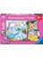 Puzzle 3X49 Parça Belle Cindirella Rapunzel Renkli 6+ 1