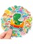 Major Selection 25 Adet Sevimli Dinozor Sticker Etiket Seti 1