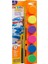 Fosforlu Tempera Suluboya Süper Yıkanabilir Fırçalı 6 * 25 ml 6 Renk Karışık 1