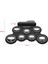 Electronic Drum Set, 7 Pads 5 Tunings 8 Demonstration Songs 3 Rhythms Portable USB Roll Up Drum Practice PAD(43X28X2.7CM) 3