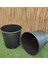 Üretim Saksısı 1 Adet 21,9 Lt 35X30 cm Plastik Saksı Siyah Üretim Saksı Bitki Saksısı 2