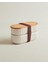 Coco Magou 2'li Ahşap Kapaklı Saklama Kabı, 500 Ml, Soft Ekru 1