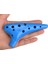 Ocarina 12 Delik Ocarina Alto C Ocarina Flüt Ocarina Sualtı Müzik Nefesli Enstrüman Mavi 3