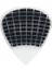 Grip Wizard Serisi Sand Grip Flat Pick - Beyaz 6 Adet (PPA16MSG-WH) 3