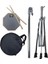 DD-139 Profesyonel Bateri Davul Çalışma Pedi Seti Drum Practice Pad (Stand ve Çanta Ile) 3
