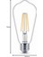 LED Classic 60W ST64 Filament Ampul, 2700K Sarı Işık, E27 Normal Duy, Dim Edilmez 4