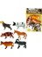 Hayvanları Poşetli 6'lı Hayvan Oyun Seti 1