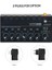 Mini Ses Mikseri Alt Karıştırma Için Stereo Hat Mikseri Gitarlar Için Ultra Düşük Gürültülü 6-Kanal Bas Klavyeler Veya Sahne Mikseri Uzantısı 2