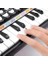 Mp3 Çalar Özellikli 24 Tuşlu Mikrofonlu Mini Piyano Jak Girişi Harici Hoparlör (Beyaz) 5
