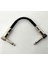 Pedal Ara Kablosu 15 cm Siyah Metal Açılı Uçlar 2