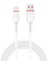 AS-X406 2A Type-C 1m Beyaz Data + 2.4A Hızlı Şarj Kablosu 1 Metre 2