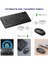 KW202 Kablosuz Türkçe Q Klavye & Mouse Set - Qwerty Türkçe Dizilim Klavye, 1200DPI Optik Fare, Win/mac Uyumlu, Sıvı Dökülmesine Dayanıklı, Bilek Dinlendirme Türkçe Q Klavye Mouse Seti Siyah 2