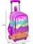 High Işıklı Tekerlekli Dondurma Çekçek Okul ve Seyahat Çantası Kız Çocuk Rengarenk 5